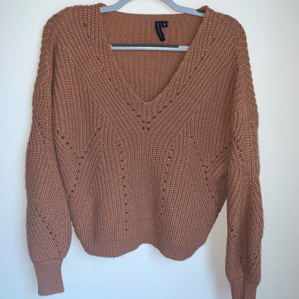 Toffee brown sweater, South Moon Madison, Size XS